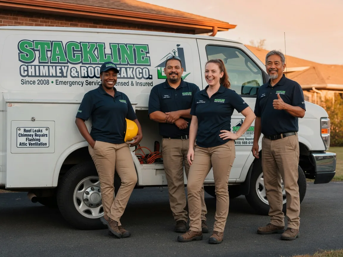 Chimney flashing repair company in Galesburg, IL